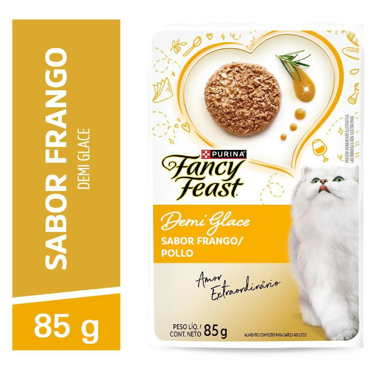 Racao Umida Fancy Feast Demi Glace Frango embalagem_85 g-02